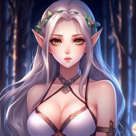 Аниме девушка эльф