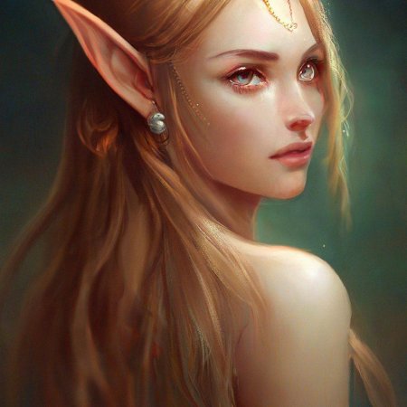 Красивая эльфийка