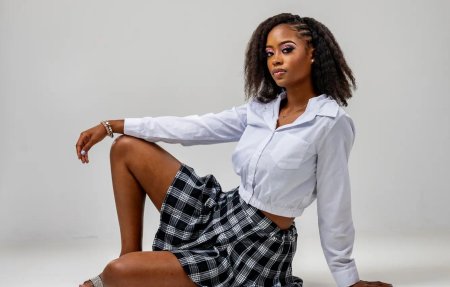 Девушка темнокожая