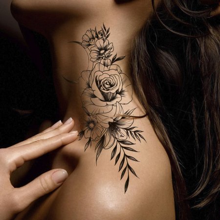 Шея девушки