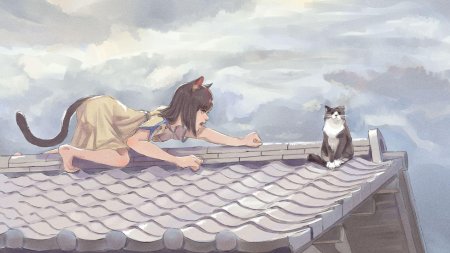 Аниме кошки