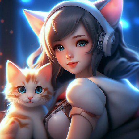 В стиле аниме