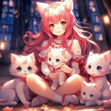 Аниме кошки