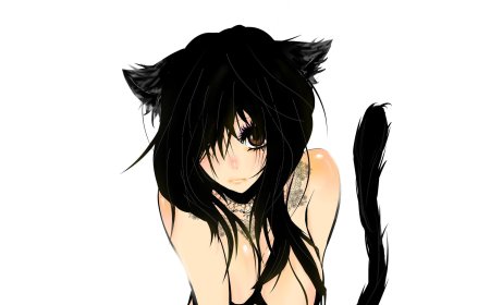 Аниме девушка пантера