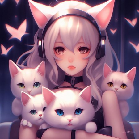 Аниме кошечка