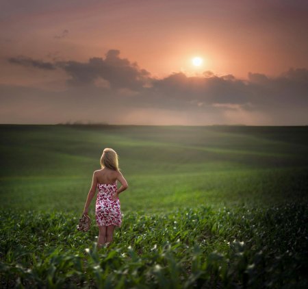 Фотосессия в поле