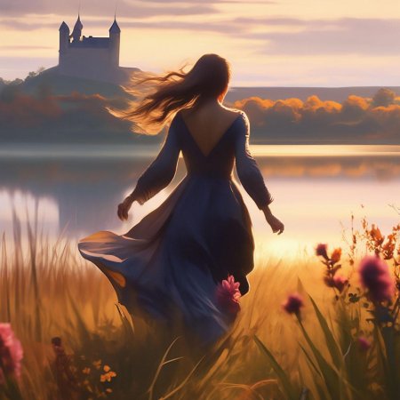 Девушка в поле