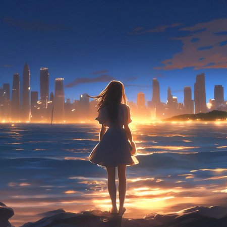 Девушка в далеке