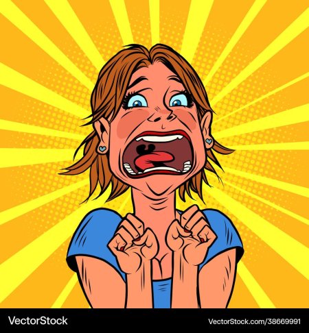 Женщина в панике