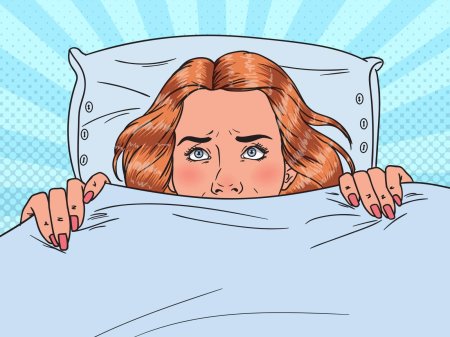 Рисунок женщина в кровати