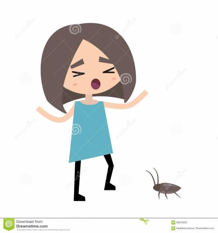 Испуганная девочка