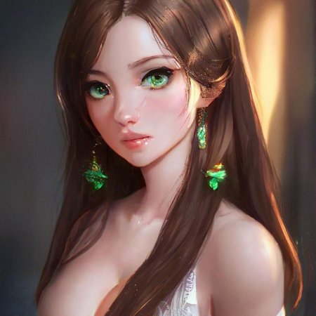 Красивая аниме девушка