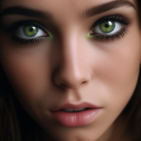 Красивая глаза