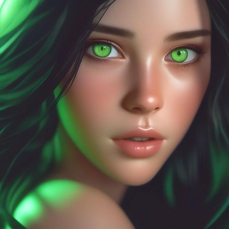 Зеленоглазая девушка