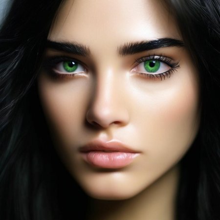 Зеленые глаза темные