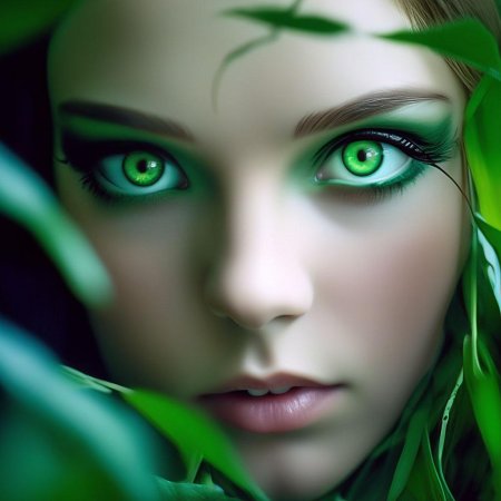 Зелëные глаза