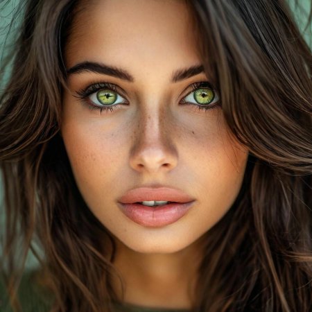 Красивая брюнетка