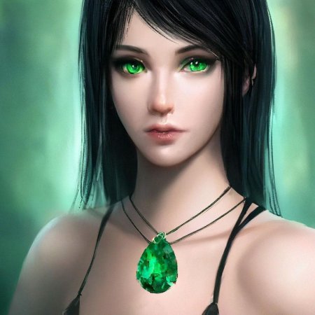 Изумрудные глаза у девушек