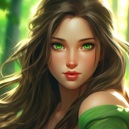 Русые волосы зеленые глаза