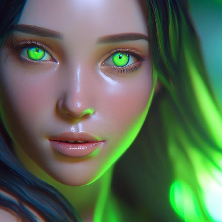 Красивые девушки с зелеными глазами