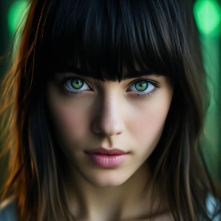 Темноволосая девушка