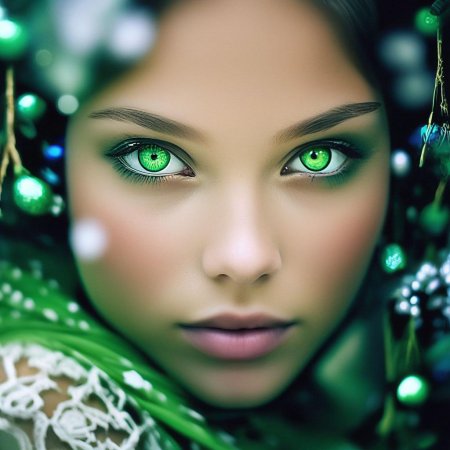 Глаза красивые