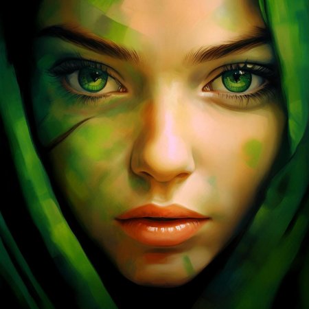 Красивые зеленые глаза