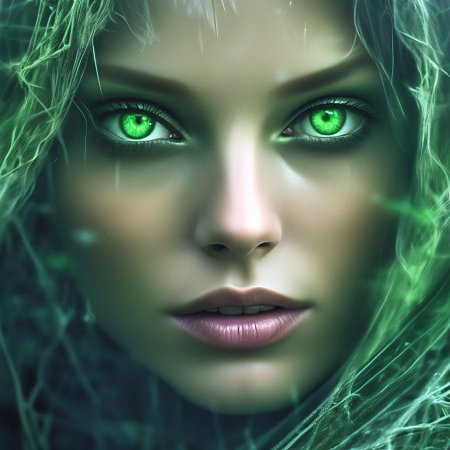 Зеленоглазая девушка
