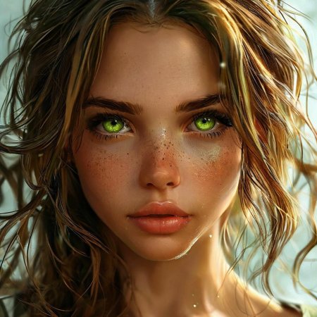 Шатенки с зелеными глазами