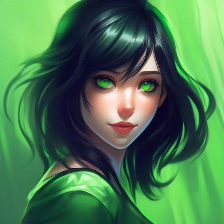 Черноволосая девушка