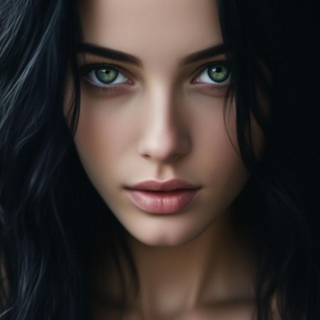 Девушка с разными глазами