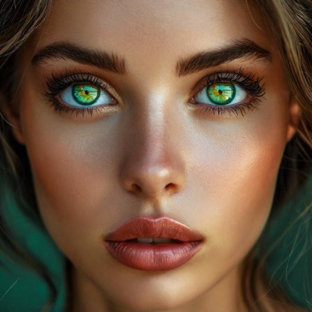 Зелëные глаза