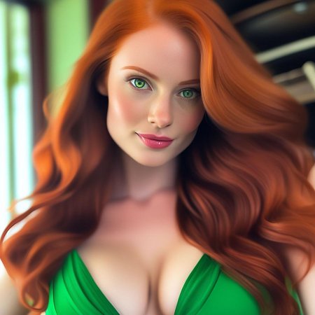 Рыжая красотка