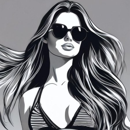 Девушка иллюстрация