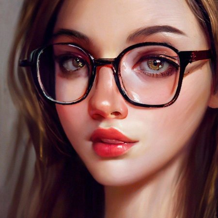 Girl with glasses