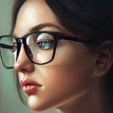 Женщина в очках