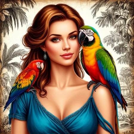 Красивые дама