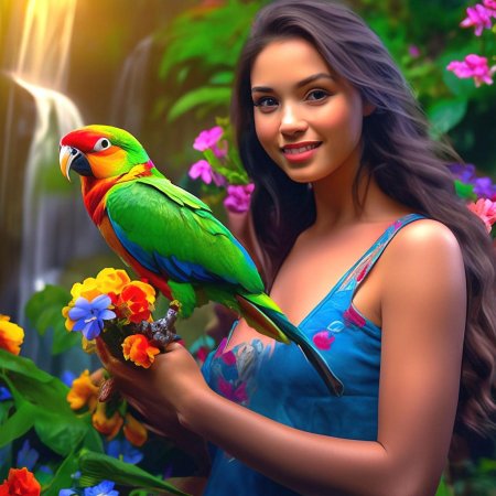 Красивый портрет девушки