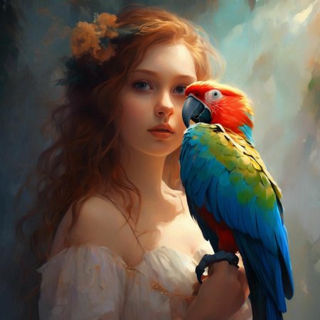 Красивые попугаи