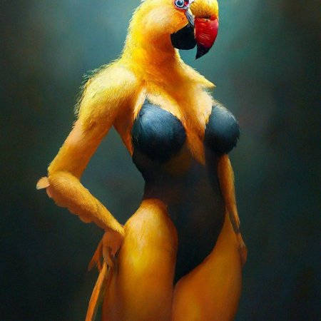 Птица попугай