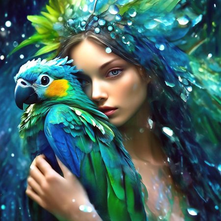 Девушка глубоко