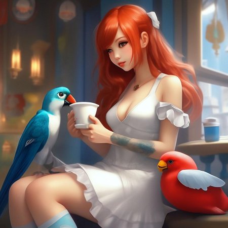 В стиле аниме