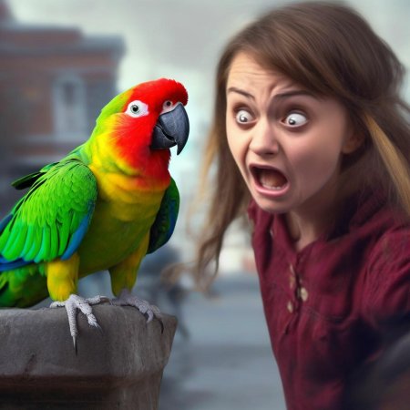 Человек попугай