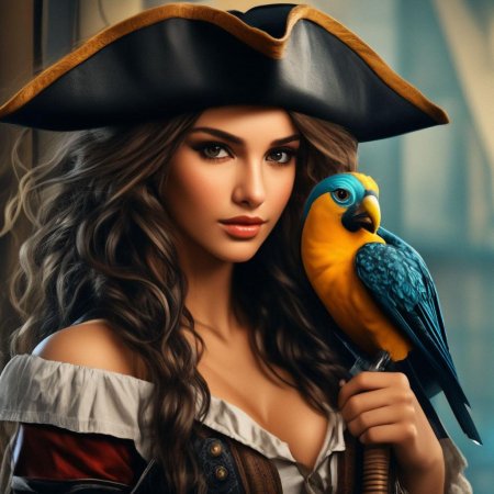 Попугай пират