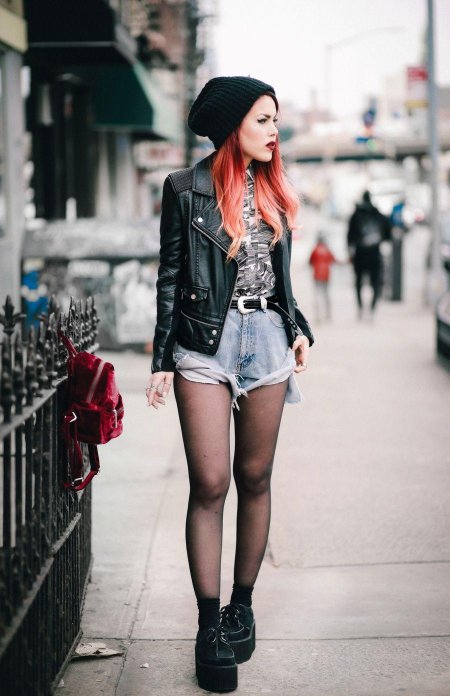 Софт-гранж стиль девушка