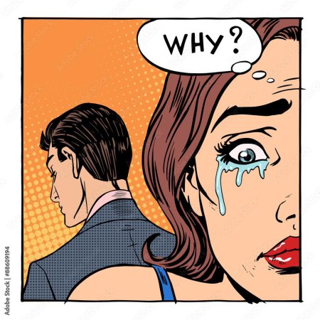 Поп арт женщина кричит