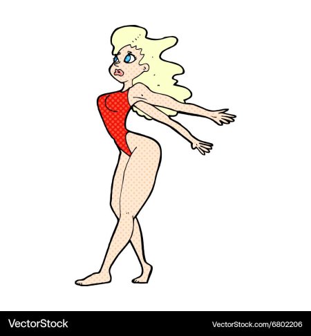 Мультяшная женщина