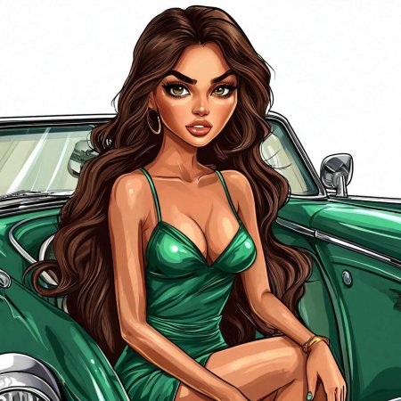 Мультяшная девочка