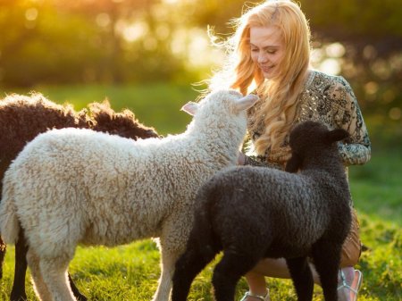 Девушка овца