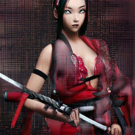 В стиле аниме